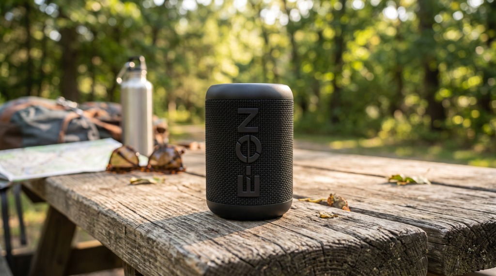E-ON SODA Iconic Soda-Can Form Factor on Trail Table